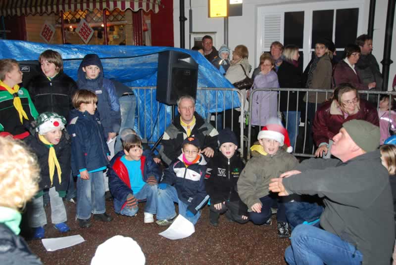 Santa comes to town