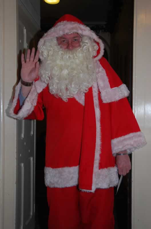Santa comes to town